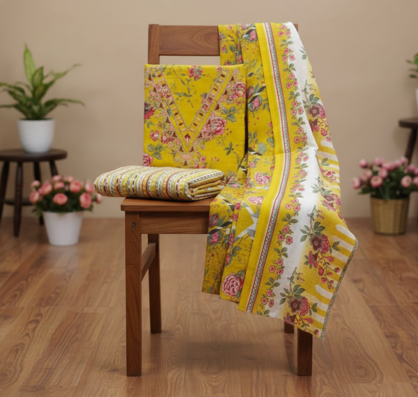 Full Cotton Suit Salwar Dupatta - IKH2850
