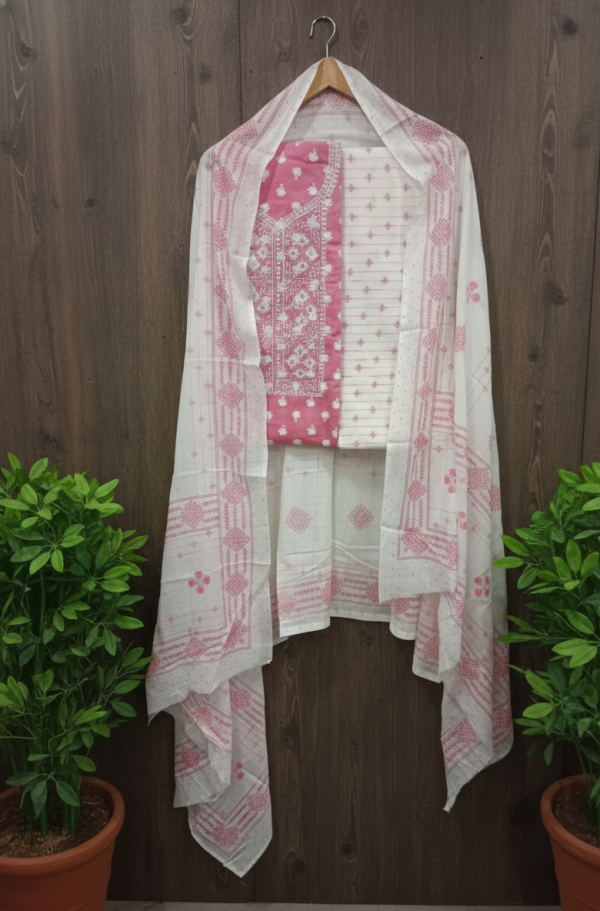 Full Cotton Suit Salwar Dupatta - IKH2851