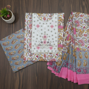 Full Cotton Suit Salwar Dupatta - IKH2852
