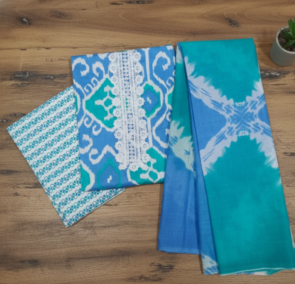 Full Cotton Suit Salwar Dupatta - IKH2854