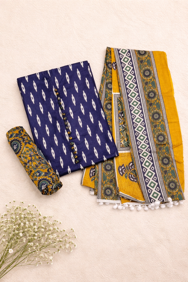 Full Cotton Suit Salwar Dupatta - IKH2855