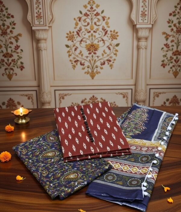 Full Cotton Suit Salwar Dupatta - IKH2856
