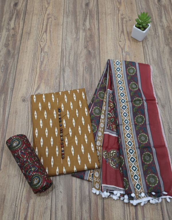 Full Cotton Suit Salwar Dupatta - IKH2857