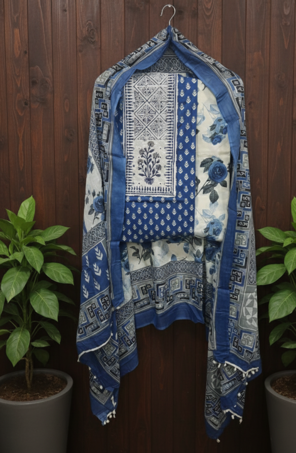 Full Cotton Suit Salwar Dupatta - IKH2858