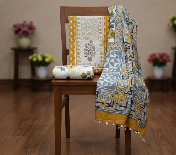 Full Cotton Suit Salwar Dupatta - IKH2859